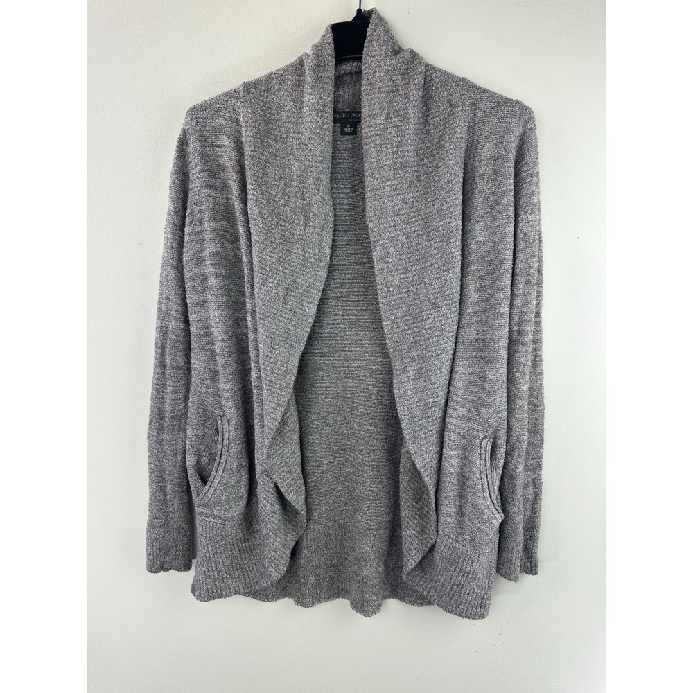 Barefoot Dreams Cozy Chic Open Front Pocket Circle Cardigan Sweater 452 Medium - Picture 12 of 12